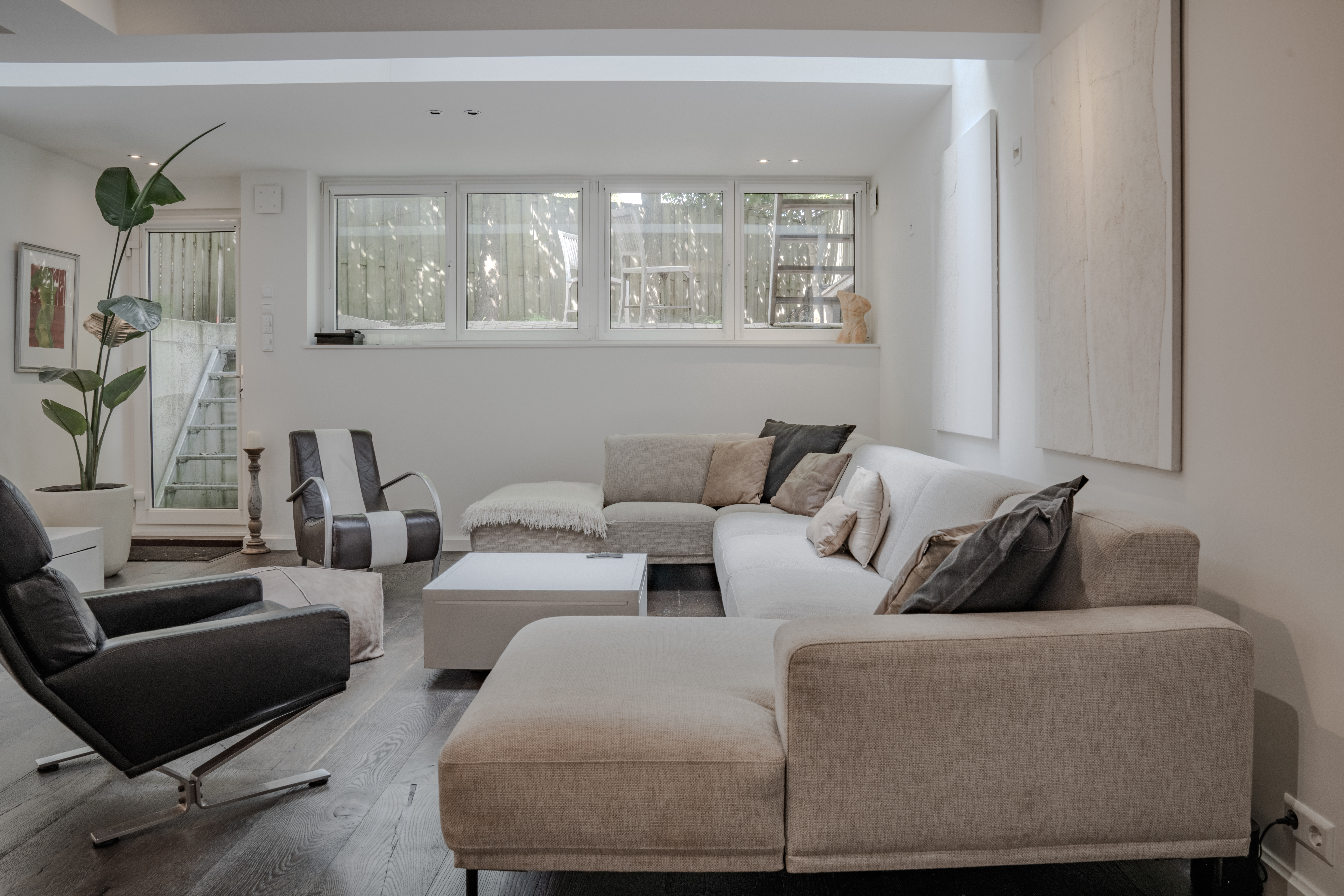 onderkeldering woning Amstelveen studio verhuur daglicht